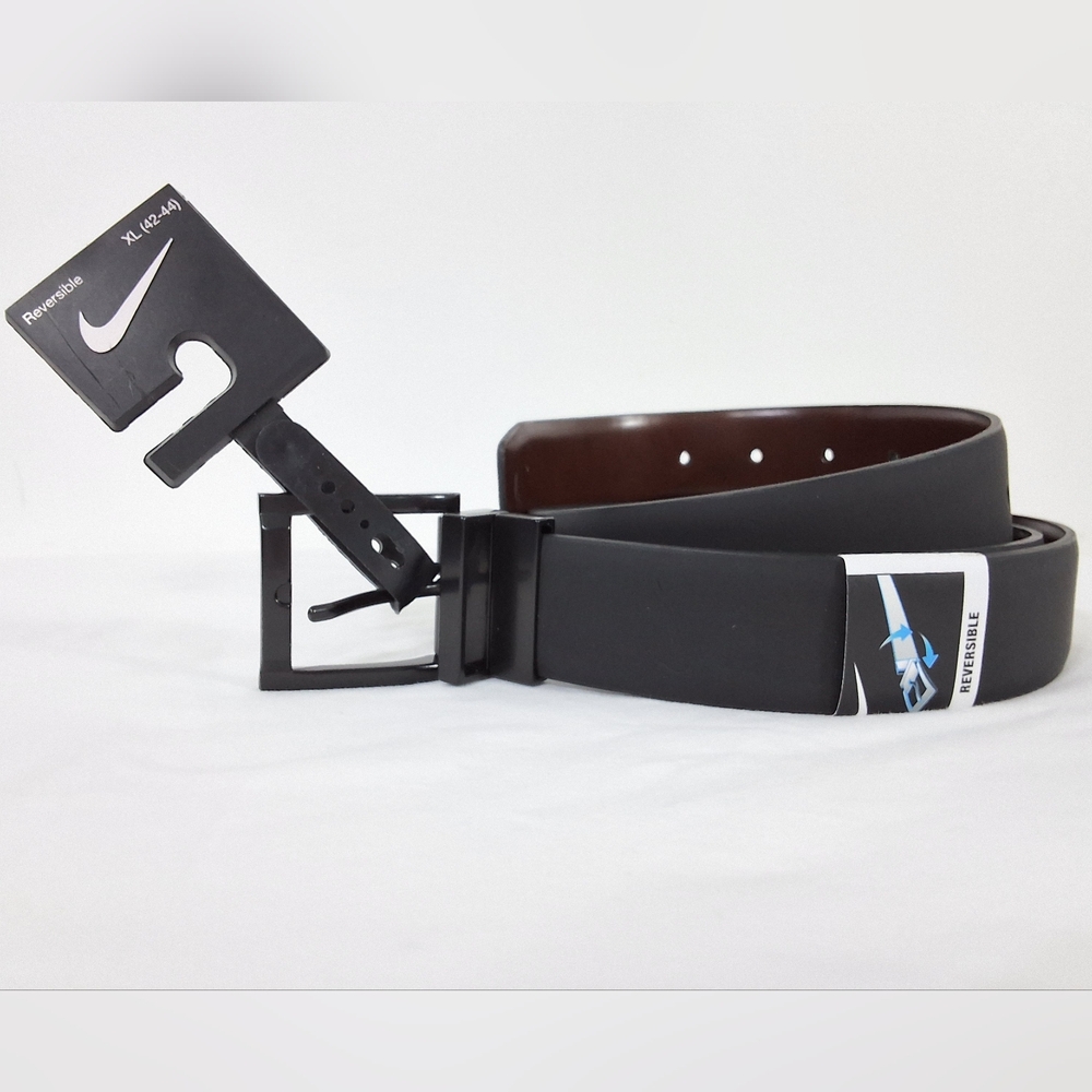 Men's Nike Black & Brown Reversible Belt, Size XL(42-44), New With Tag